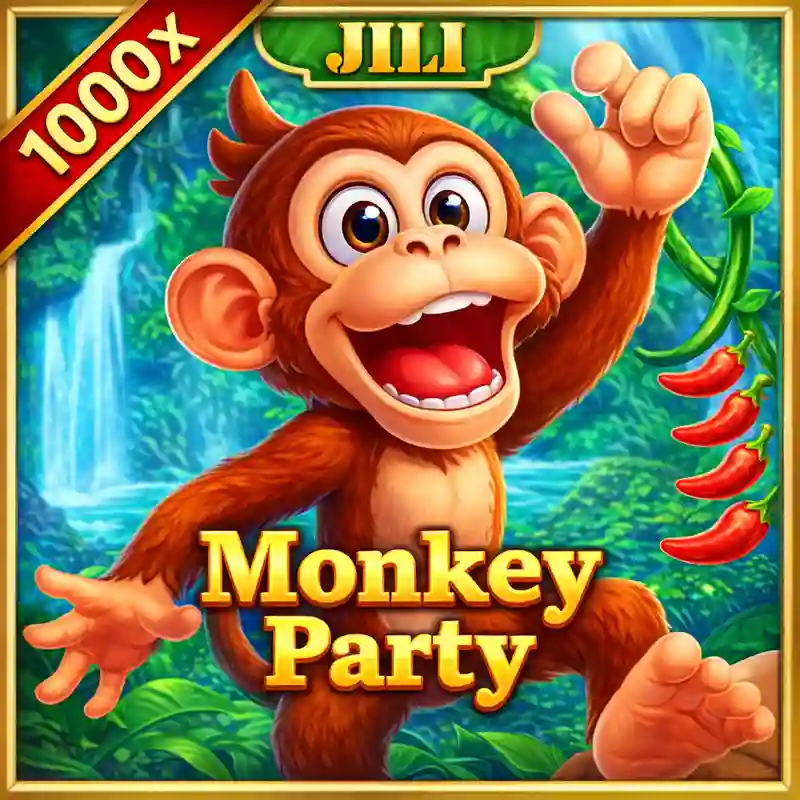 Monkey Party online slot game by 9abet